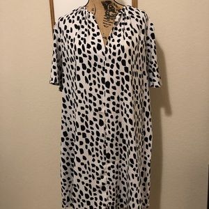 Tunic or Dress by A NEW DAY XXL Black & White